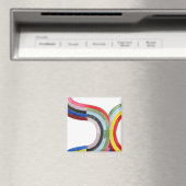 Aimant Arc-en-ciel déconstruit - Horizontal (In Situ (Lave-vaisselle))