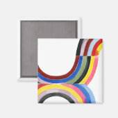Aimant Arc-en-ciel déconstruit - vertical (Recto/Verso)