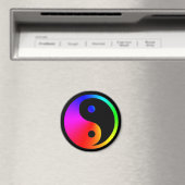 Aimant arc-en-ciel du yin yang (In Situ (Lave-vaisselle))