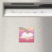 Aimant Arc-en-ciel et bâtiments sur les nuages (In Situ (Lave-vaisselle))