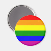 Aimant Arc-en-ciel gay pride (Recto/Verso)
