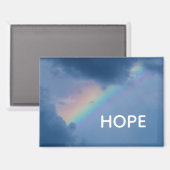 aimant arc-en-ciel HOPE (Recto/Verso)