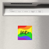 Aimant Arc-en-ciel moderne Pride (In Situ (Lave-vaisselle))