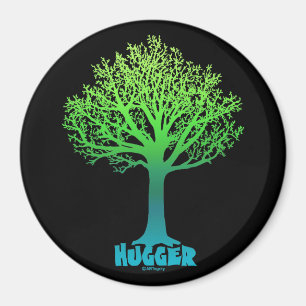 Aimant Arc-en-ciel vert de Hugger d'arbre