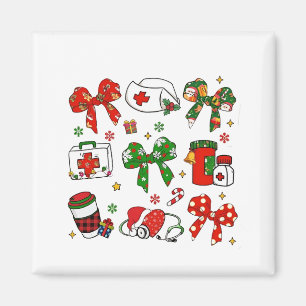 Aimant Arc Nurses Noël Infirmerie Joyeux Xmas