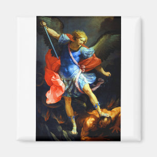 Aimant Archangel Michael piétine Satan