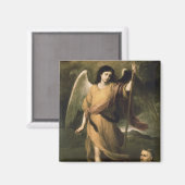 Aimant Archangel Raphael avec Mgr Domonte (Recto/Verso)
