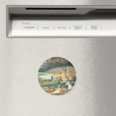 Aimant Arche de Noé par Edward Hicks, Art populaire Vinta (In Situ (Lave-vaisselle))