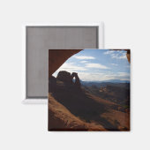 Aimant Arche délicate à travers la fenêtre rocheuse à Arc (Recto/Verso)