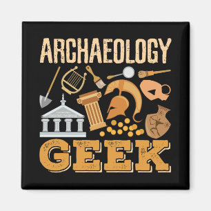 Aimant Archéologie Professeur Geek Professeur Étudiant Ar