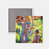 Aimant Archers (1935-1937) par Ernst Ludwig Kirchner Magn (Recto/Verso)