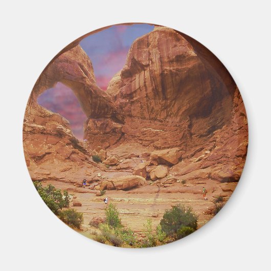 Aimant Arches NP avec Randonneurs UT (Devant)