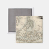 Aimant Archipel malais ou îles de l'Inde orientale (Recto/Verso)