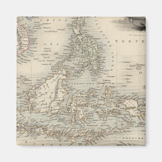 Aimant Archipel malais ou îles de l'Inde orientale (Devant)