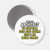 Aimant Architecte...Supposons Que Je Ne Me Trompe Jamais (Recto/Verso)