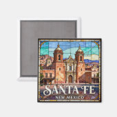 Aimant Architecture adobe de Santa Fe 🏜️ (Recto/Verso)