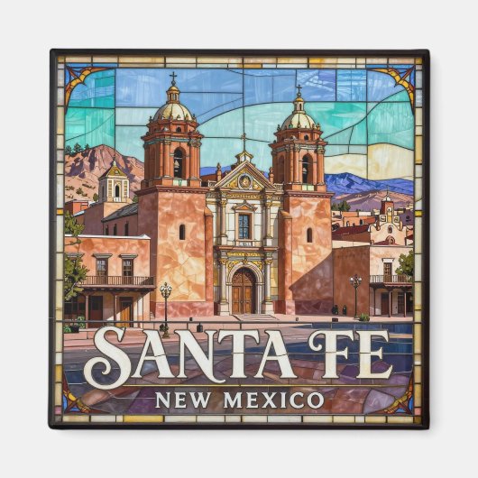 Aimant Architecture adobe de Santa Fe 🏜️ (Devant)