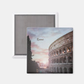Aimant Architecture antique Rome coucher de soleil ville (Recto/Verso)