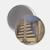 Aimant Architecture Art Déco vintage, bâtiment à NYC (Recto/Verso)