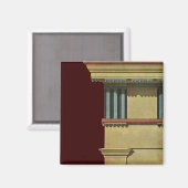 Aimant Architecture Classique Ancienne, Entablement de Te (Recto/Verso)