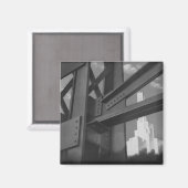 Aimant Architecture de gratte-ciel en construction en aci (Recto/Verso)