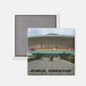 Aimant Architecture de l'Union soviétique - Bichkek, Kirg (Recto/Verso)