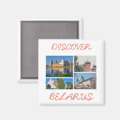 Aimant Architecture des églises du château de Mir Biéloru (Recto/Verso)