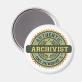 Aimant Archiviste authentique (Recto/Verso)