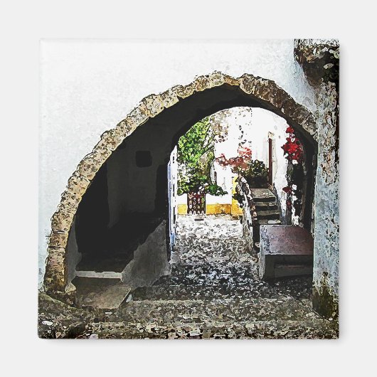 Aimant Archway à Obidos Portugal (Devant)