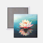 Aimant Ardeur en fleurs dorées (Recto/Verso)