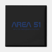 Aimant Area 51 Reverse Engineering Alien Ufo Paranormal (Devant)