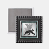 Aimant Argent Griffin (Recto/Verso)