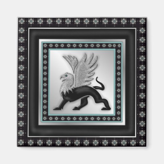 Aimant Argent Griffin (Devant)