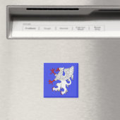 Aimant Argent Griffin Rampant (In Situ (Lave-vaisselle))