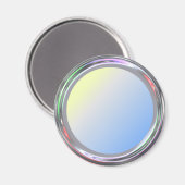 Aimant argenté pour texte, logo ou image (Recto/Verso)