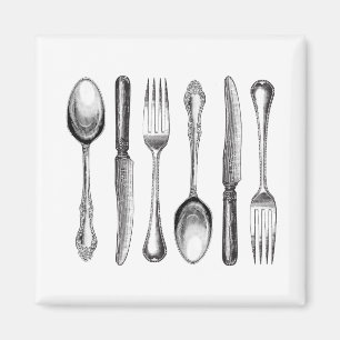 Aimant argenterie vintage moderne