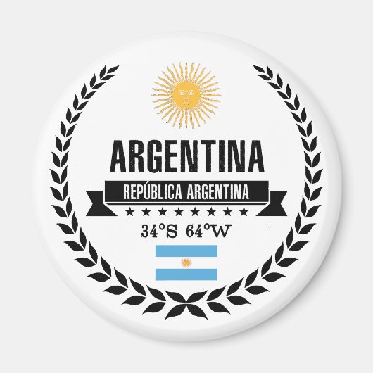 Aimant Argentine (Devant)