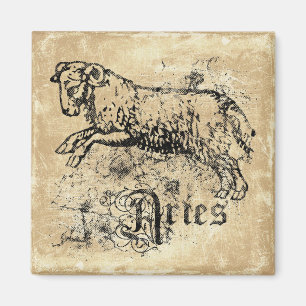 Aimant Aries de Zodiac Vintage