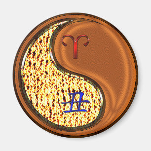 Aimant Aries et bois d'ox