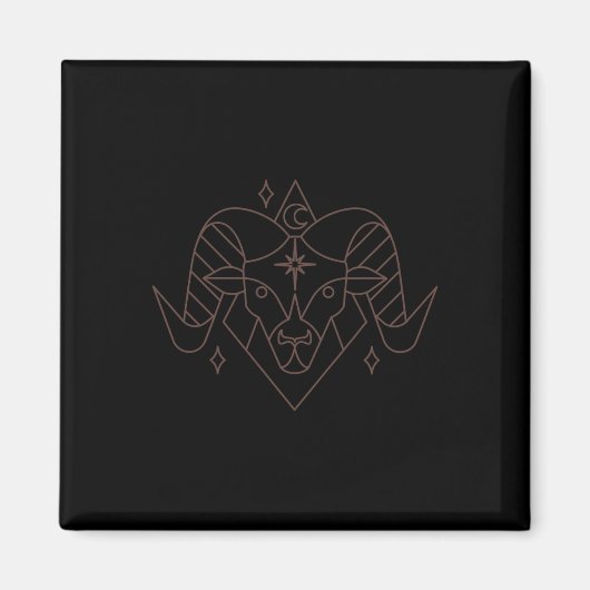 Aimant Aries Noël Zodiac Horoscope Astrologie (Devant)