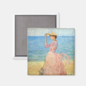 Aimant Aristide Maillol - Femme à l'ombrelle (Recto/Verso)