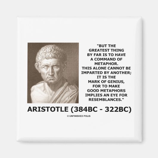 Aimant Aristote Commande De Métaphore Marque De Citation (Devant)