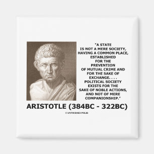Aimant Aristote Etat Pas seulement Société Noble Action