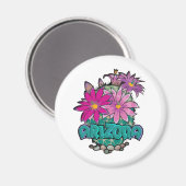 Aimant Arizona Cactus Blooms (Recto/Verso)