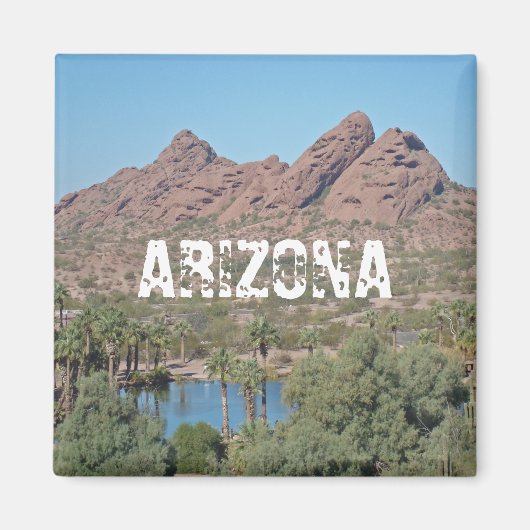 Aimant Arizona Papago Park Phoenix Sud-Ouest Paysage (Devant)