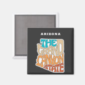 Aimant Arizona State Nickname Word Art (Recto/Verso)