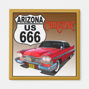Aimant Arizona US Route 666 - Christine