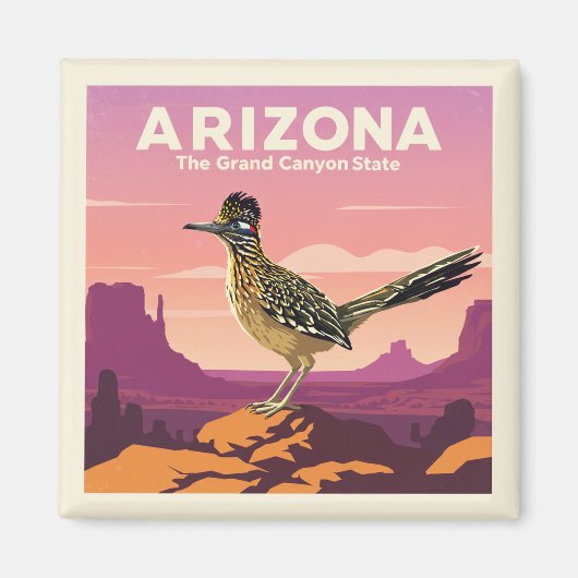 Aimant Arizona vintage (Devant)