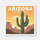 Aimant Arizona vintage (Devant)