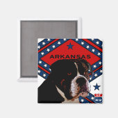 Aimant Arkansas Boxer (Recto/Verso)